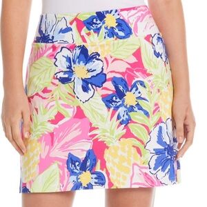 Rafaella Tropical Print Skort  size XL summer resort wear